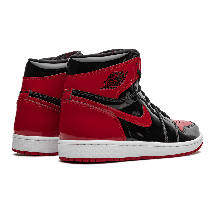 Air Jordan 1 Retro High OG 'Patent Bred': Glänzender Klassiker in Rot-Schwarz