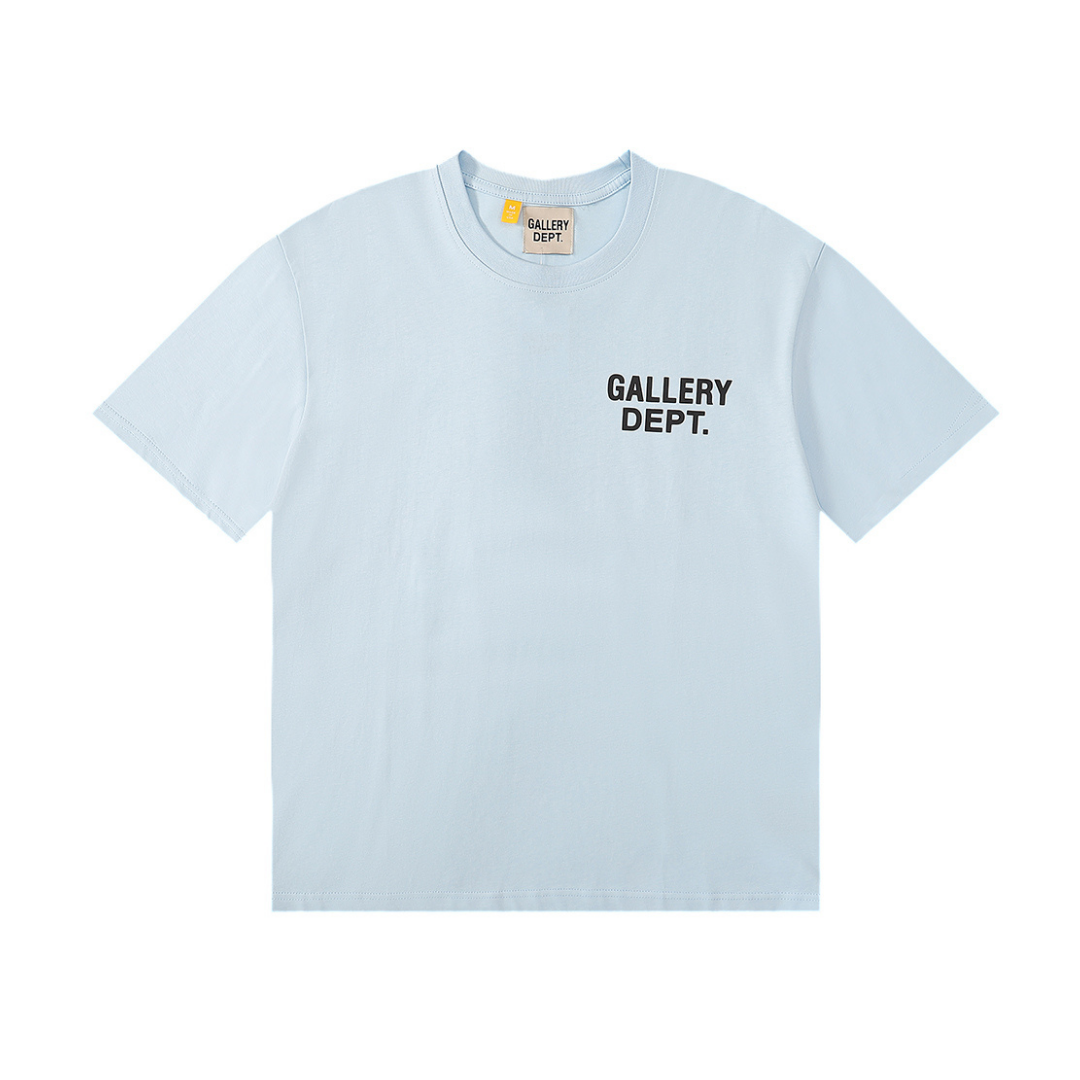 Gallery Dept. Künstlerisches Oversize T-Shirt – Handbemalt, Deconstructed Streetwear Baumwolle