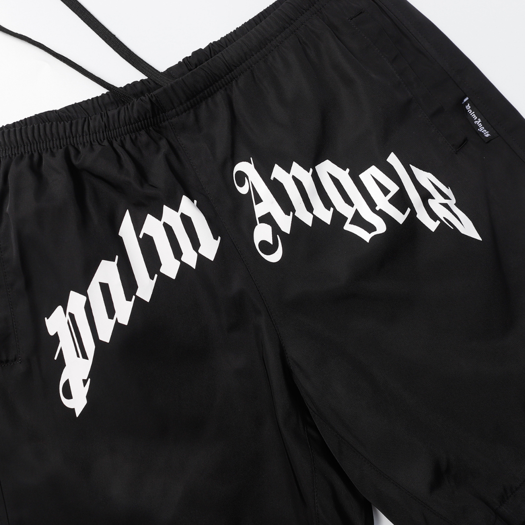 Palm Angels Schwarze Badeshorts für Herren – Stylisch, bequem und schnelltrocknend