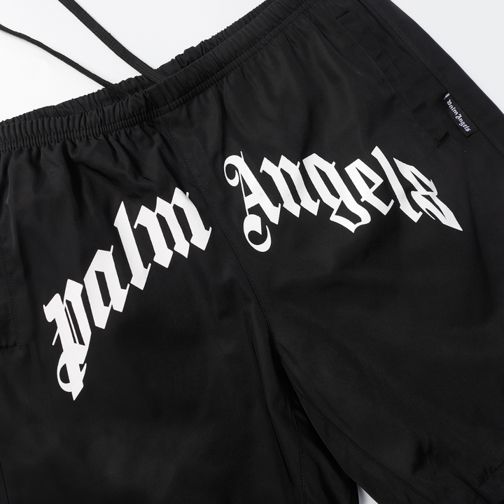 Palm Angels Schwarze Badeshorts für Herren – Stylisch, bequem und schnelltrocknend