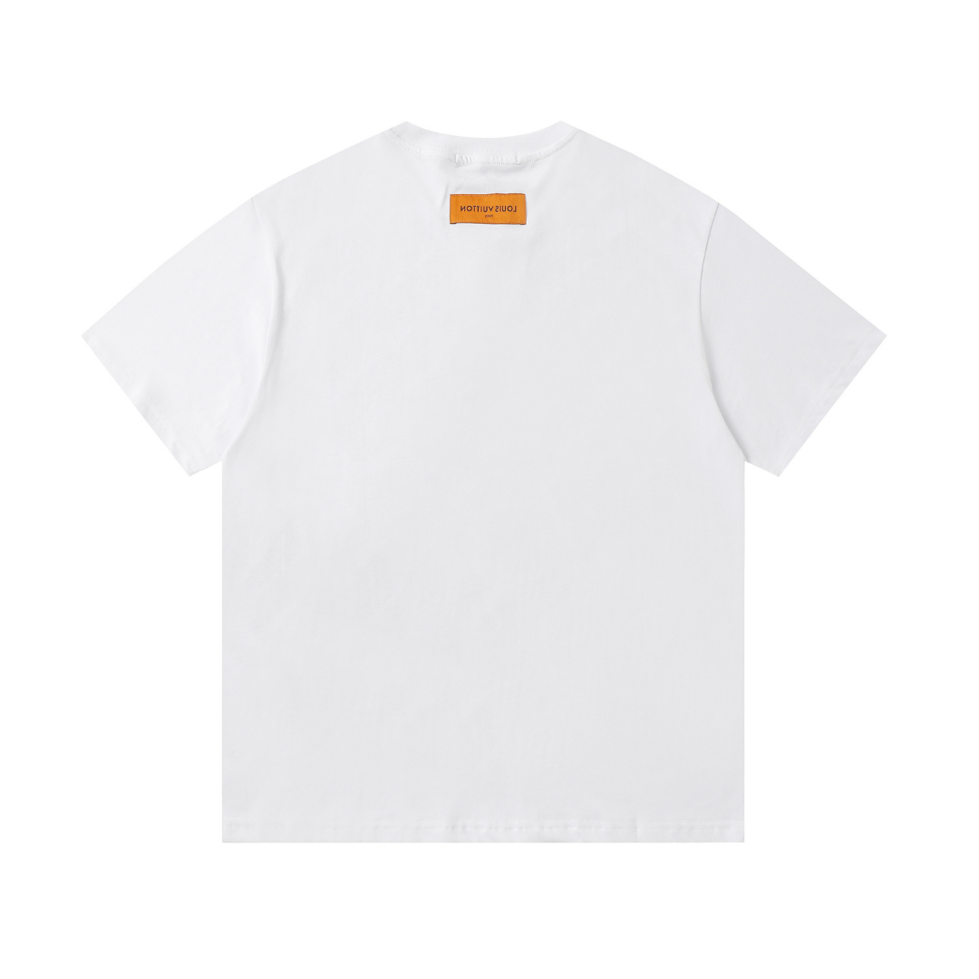 Exklusives Louis Vuitton Designer T-Shirt – Premium Baumwolle für unvergleichlichen Stil und Komfort