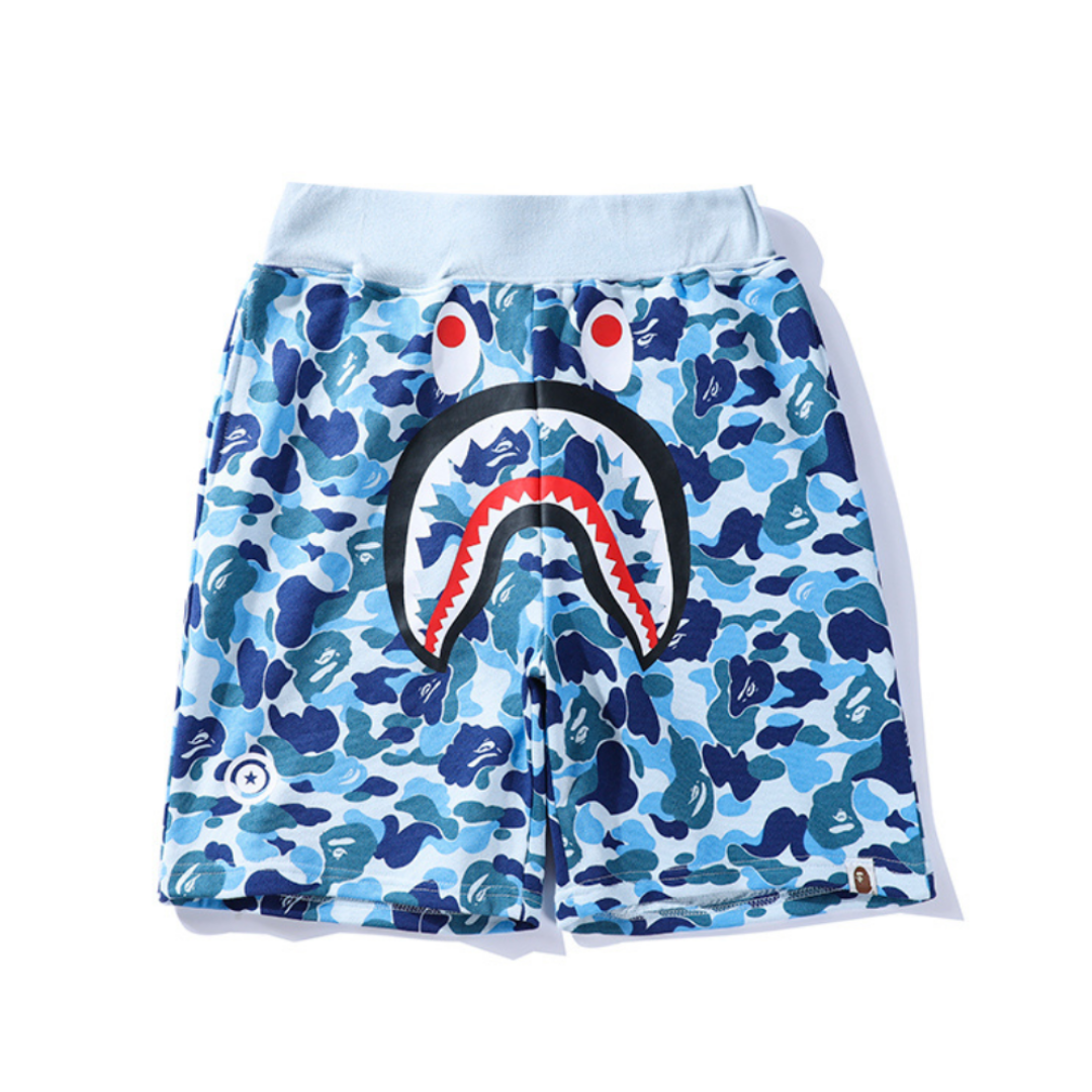 Stylisches BAPE Camo Set: Premium Kapuzenpullover & Shorts für Streetwear-Fans