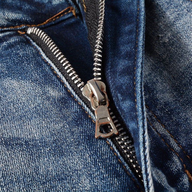 Amiri Palmblaue Luxus Designer Jeans Herren – Premium Denim, Beste Passform