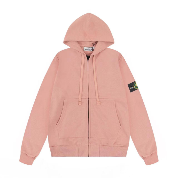 Exklusive Stone Island Monogramm Herren Jacke – Stilvolle Outdoor Mode mit Kompass-Patch