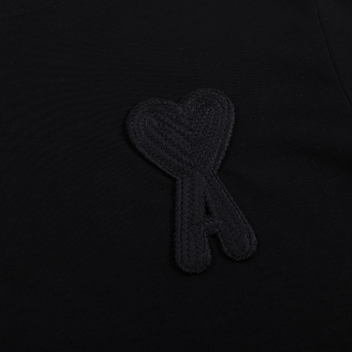 AMI Paris Unisex T-Shirt – Hochwertige Baumwolle, Herz-Logo, Französischer Stil