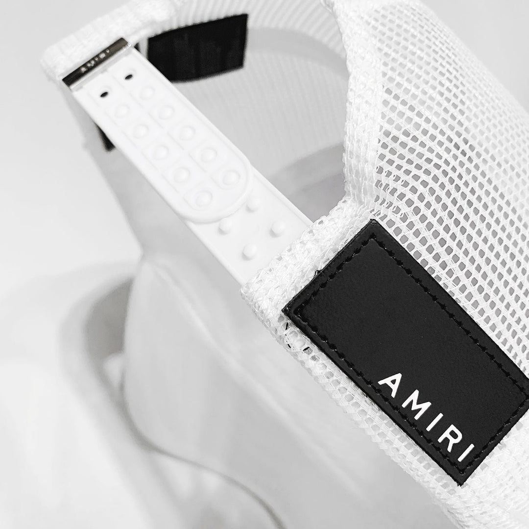 Amiri Designer Kappe Weiß – Luxuriöse Streetwear Mode Baseball Cap