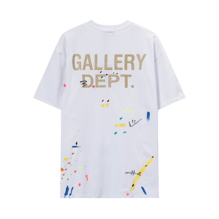 LNVN x Gallery Dept. Paint T-Shirt: Künstlerisches Unisex-Design mit einzigartigen Farbspritzern
