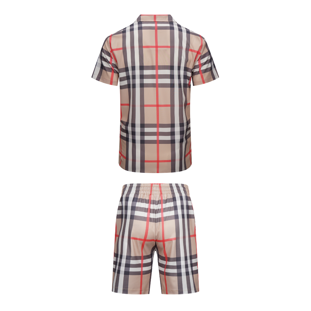 Exklusives Burberry Herren Shorts Set – Klassisches Karodesign, Luxuriöser Komfort und Stil
