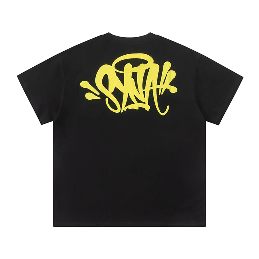 Syna World Urban Herren T-Shirt – Premium Baumwolle, Lässiger Grafikdruck Streetwear