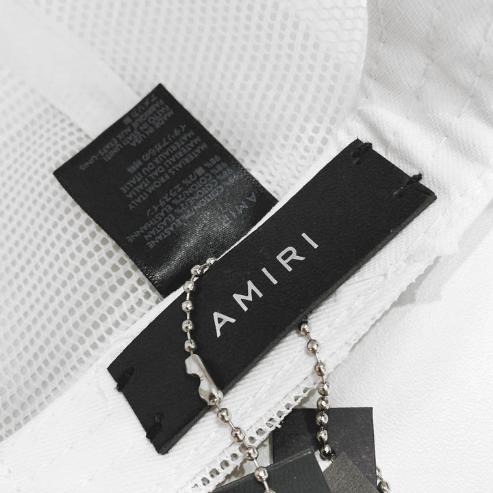 Exklusive Amiri Kappe Weiß – Stilvolle Designer-Baseballkappe für Luxus-Streetwear-Looks
