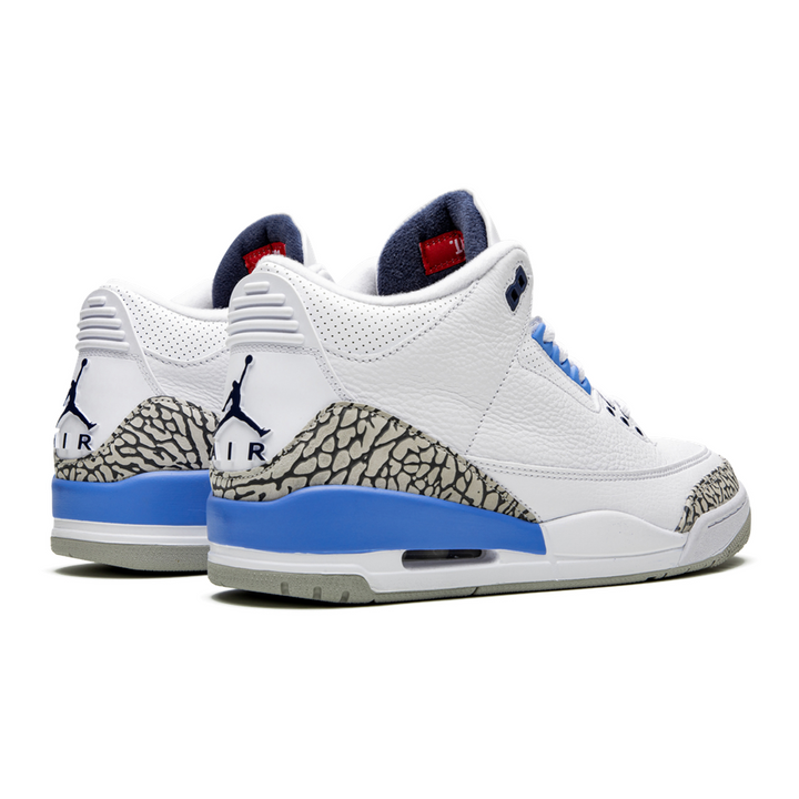Air Jordan 3 Retro 'UNC' Sneaker – Klassischer Style, Sammlerstück Basketballschuh
