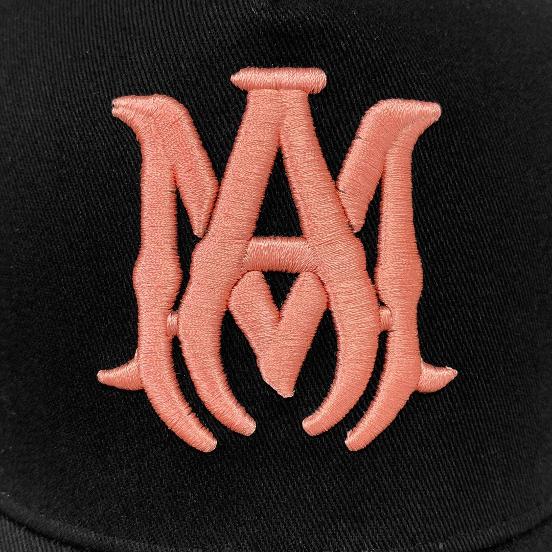 Amiri Luxus Baseball Cap Schwarz Pink – Exklusiver Designer Streetstyle Hut
