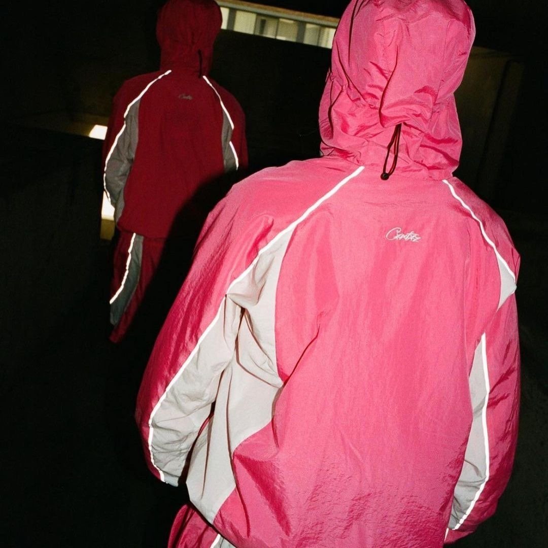 Corteiz Pink Streetwear Trainingsanzug: Komfortables, Stylisches Unisex-Set für Urbane Looks