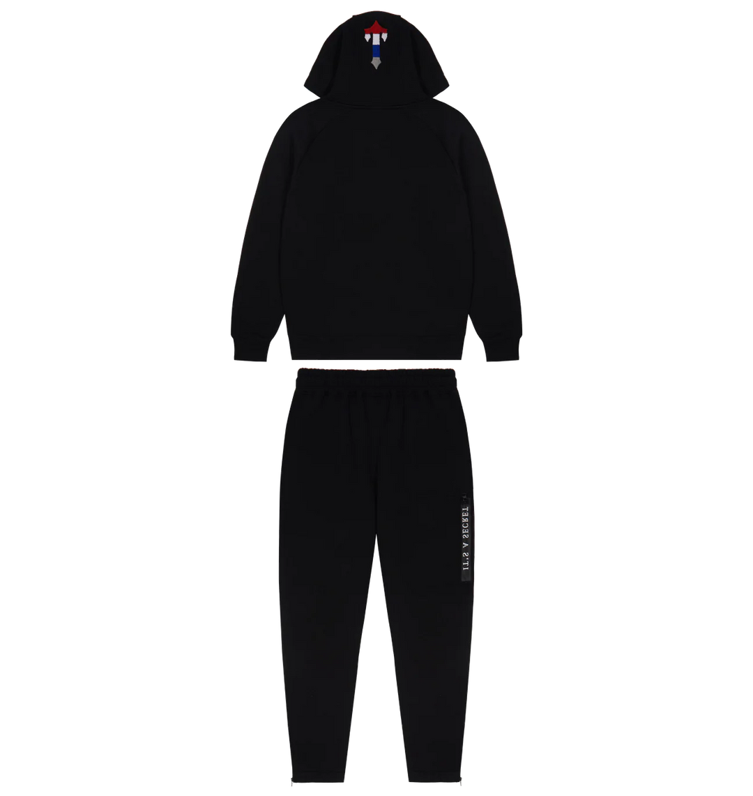 Trapstar Secret Decoded Schwarzer Premium Trainingsanzug – Exklusiver Urbaner Look
