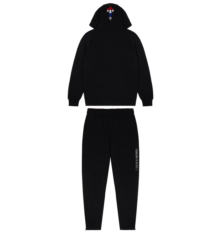 Trapstar Secret Decoded Schwarzer Premium Trainingsanzug – Exklusiver Urbaner Look
