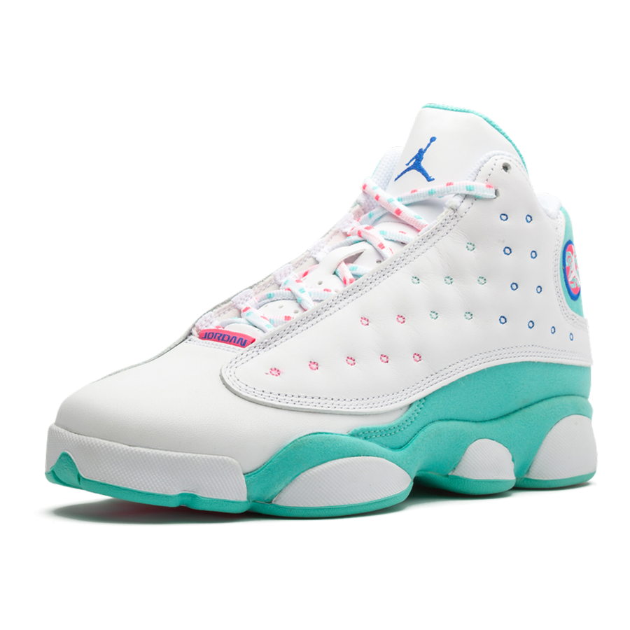 Air Jordan 13 GS 'Aurora Green' Kinder Sneaker – Bunter Stil, Top Komfort