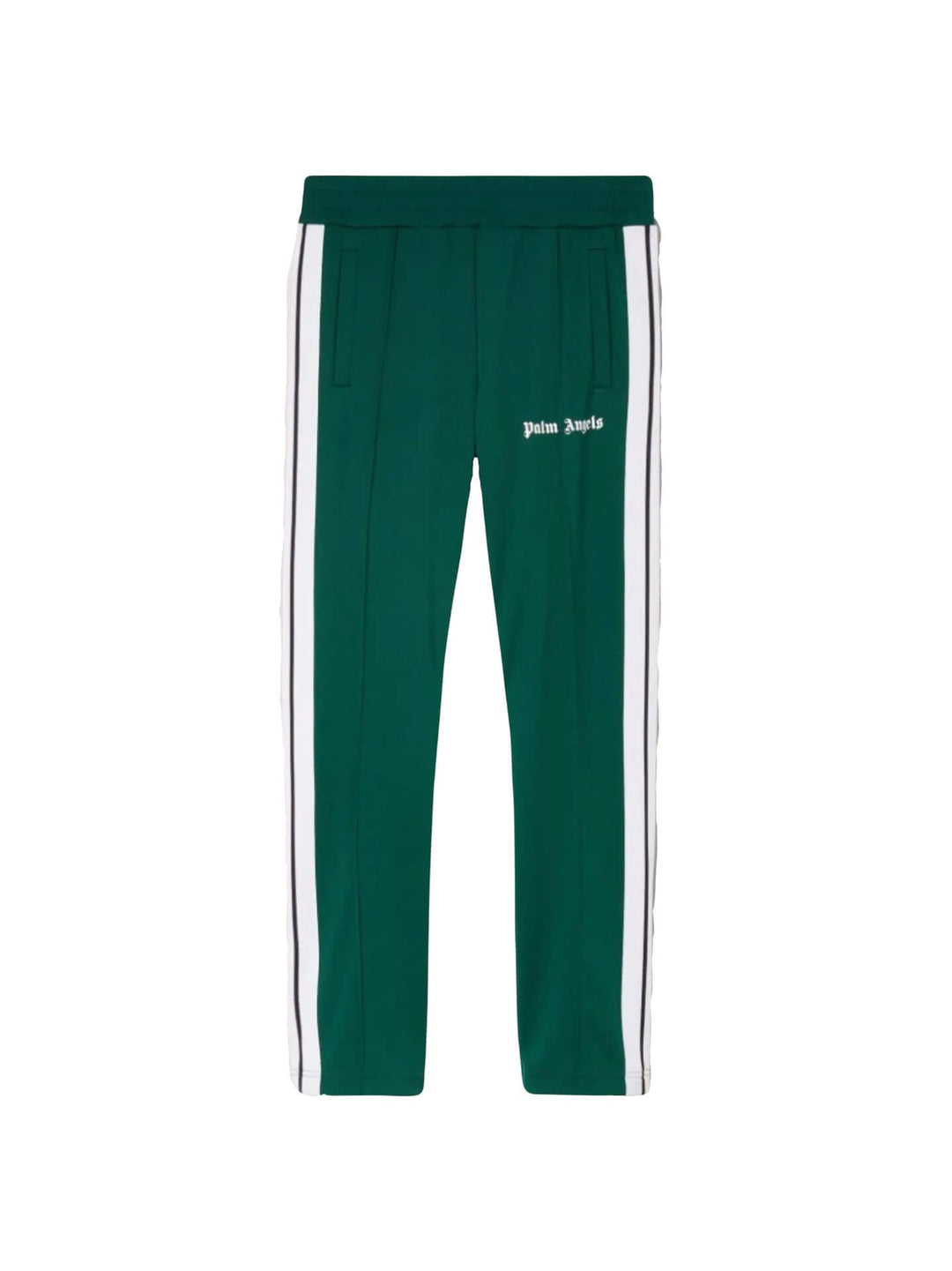 Palm Angels Grüner Luxus Tracksuit: Stilvoller Trainingsanzug für Herren und Damen