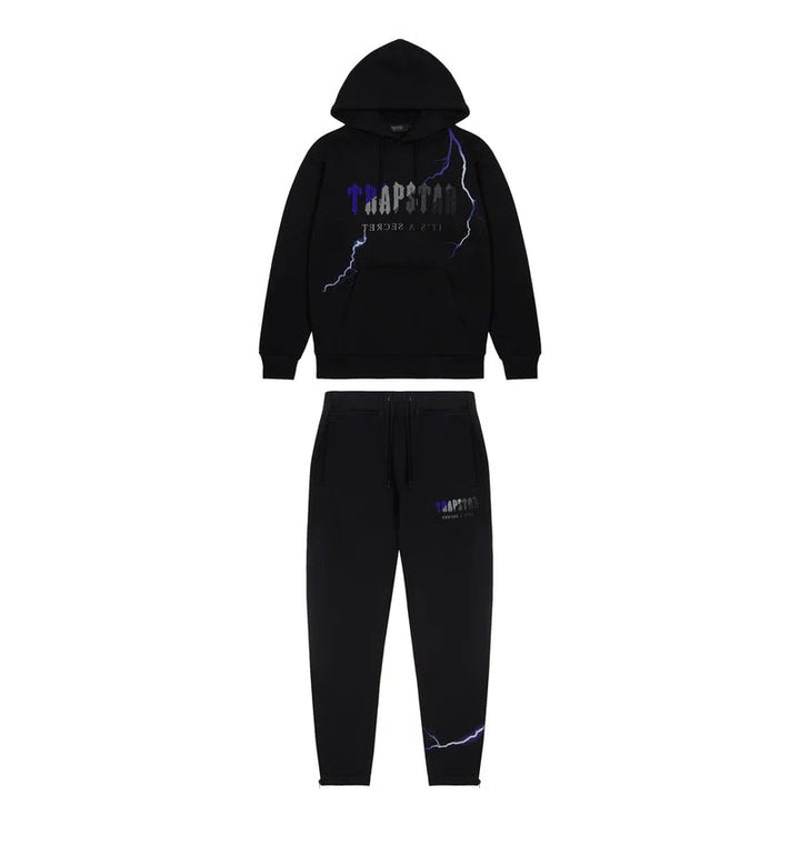 Trapstar Secret Decoded 2.0 Schwarzer Trainingsanzug – Stilvoll, Bequem, Urban