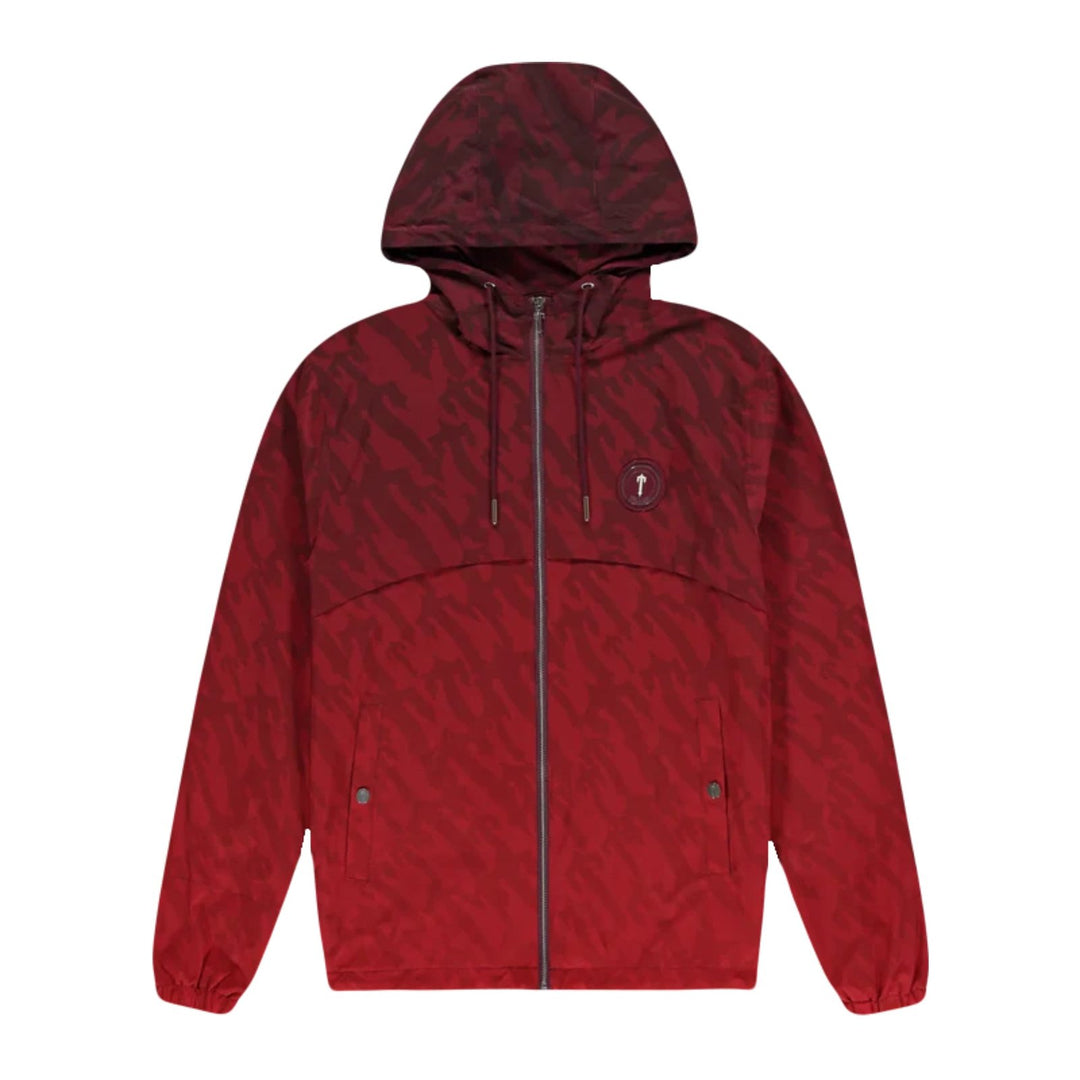 Stylische Trapstar Irongate T Rote Windbreaker Jacke – Leicht, Urban & Wetterfest
