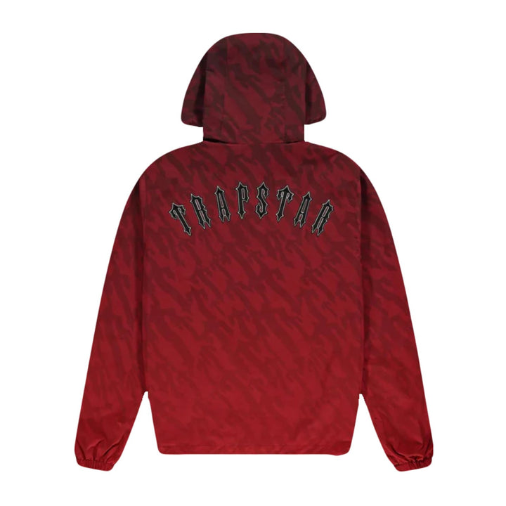 Stylische Trapstar Irongate T Rote Windbreaker Jacke – Leicht, Urban & Wetterfest