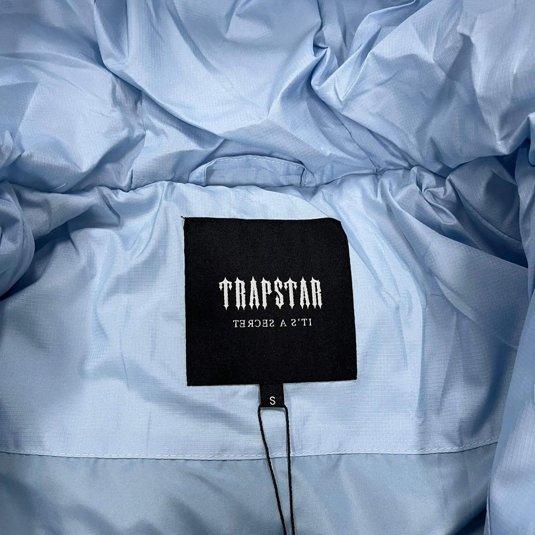 Trapstar Geheimnisvolle Himmelblaue Jacke Urban Streetwear Stil Herren Damen