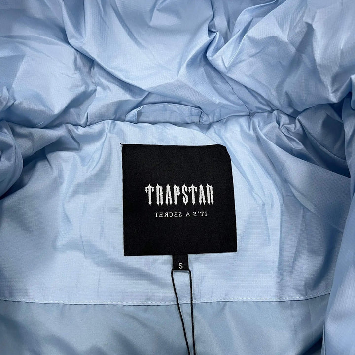 Trapstar Geheimnisvolle Himmelblaue Jacke Urban Streetwear Stil Herren Damen