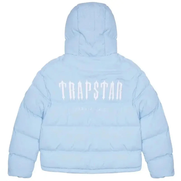 Trapstar Geheimnisvolle Himmelblaue Jacke Urban Streetwear Stil Herren Damen