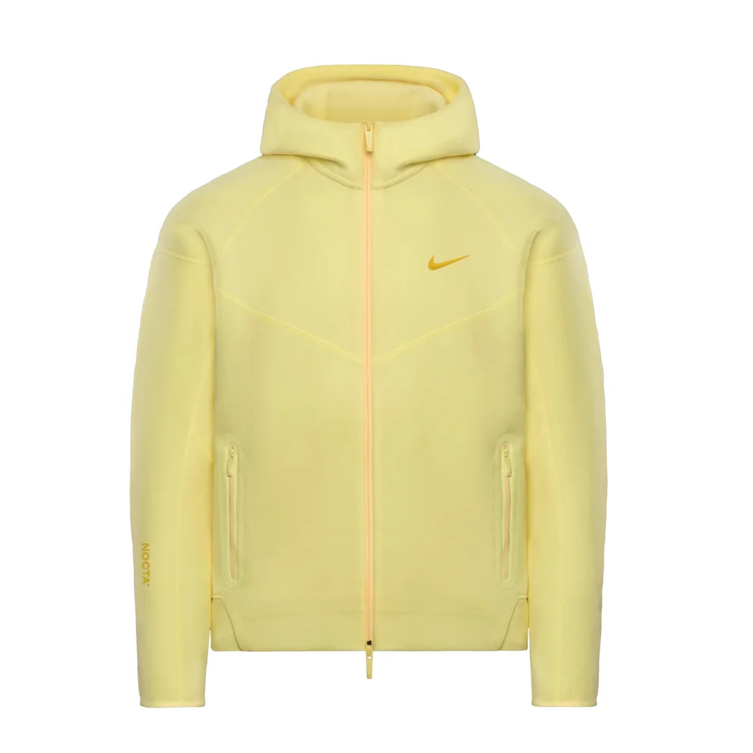 Nike NOCTA Gelbes Tech Fleece Set: Warmer & Stylischer Hoodie & Hose für Herren