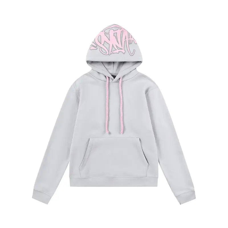Syna World Logo Grau Trainingsanzug: Luxuriöser Komfort für Urbanen Streetwear-Stil