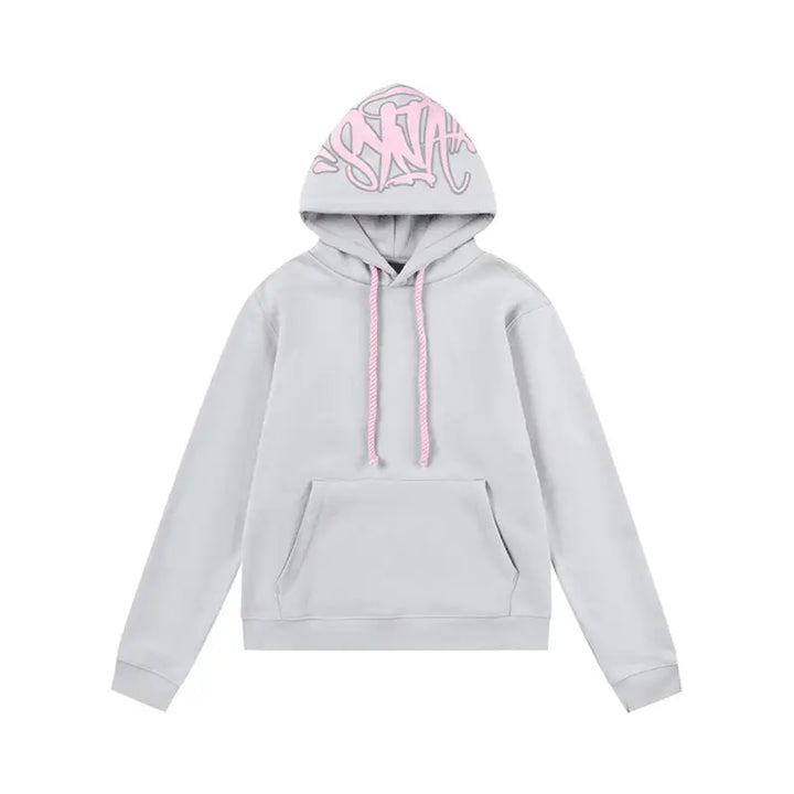 Syna World Logo Grau Trainingsanzug: Luxuriöser Komfort für Urbanen Streetwear-Stil