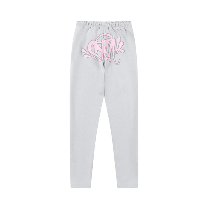 Syna World Logo Grau Trainingsanzug: Luxuriöser Komfort für Urbanen Streetwear-Stil