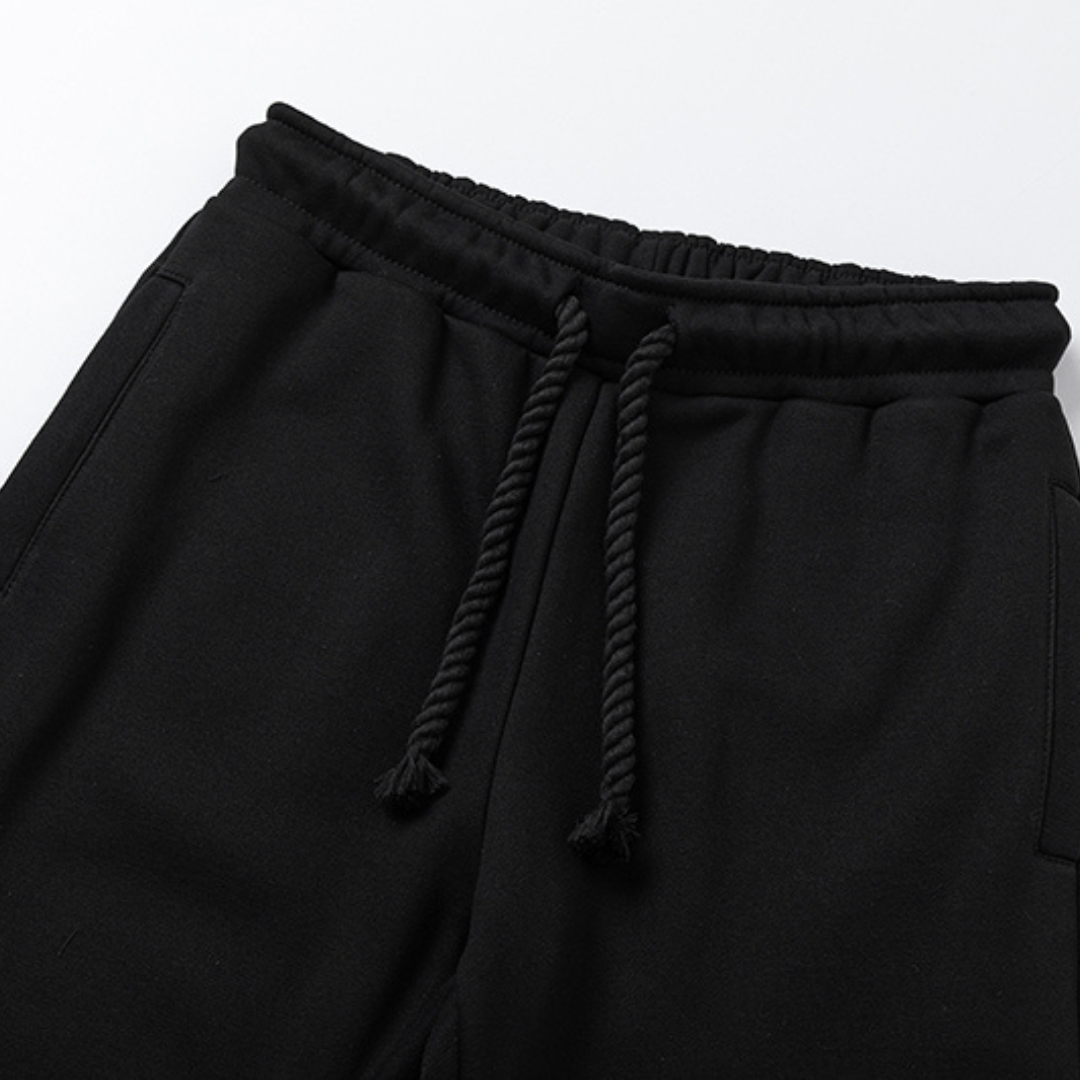 Syna World Stylischer Schwarz-Blauer Trainingsanzug: Bequem, Modern & Urban