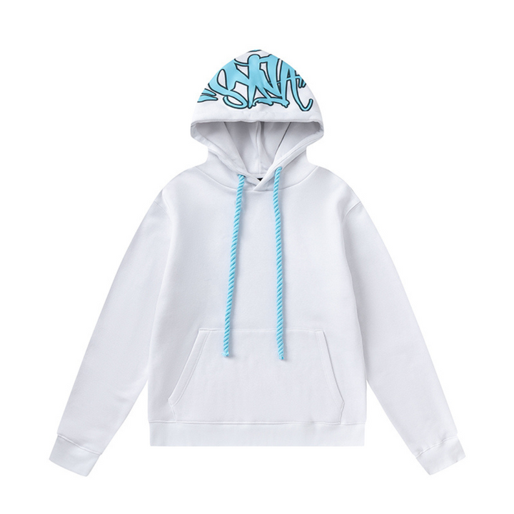 Syna World Weiß Blau Trainingsanzug – Urbaner Streetwear Style für Ihn