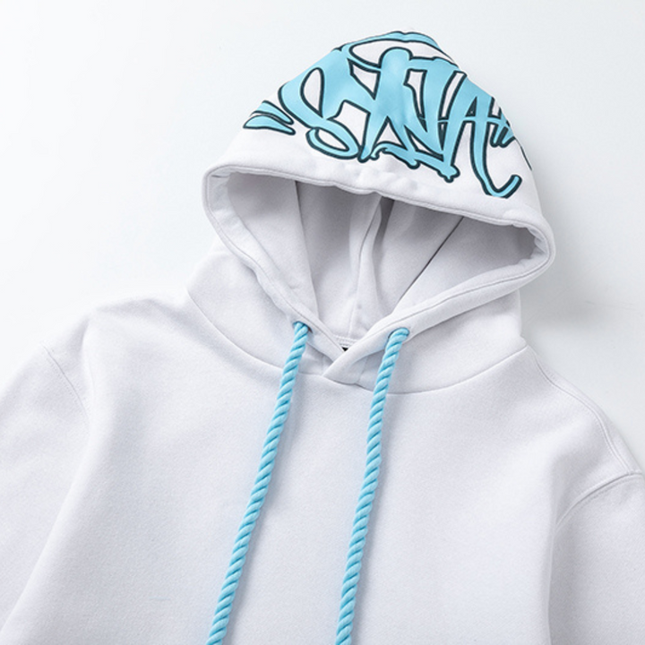 Syna World Weiß Blau Trainingsanzug – Urbaner Streetwear Style für Ihn