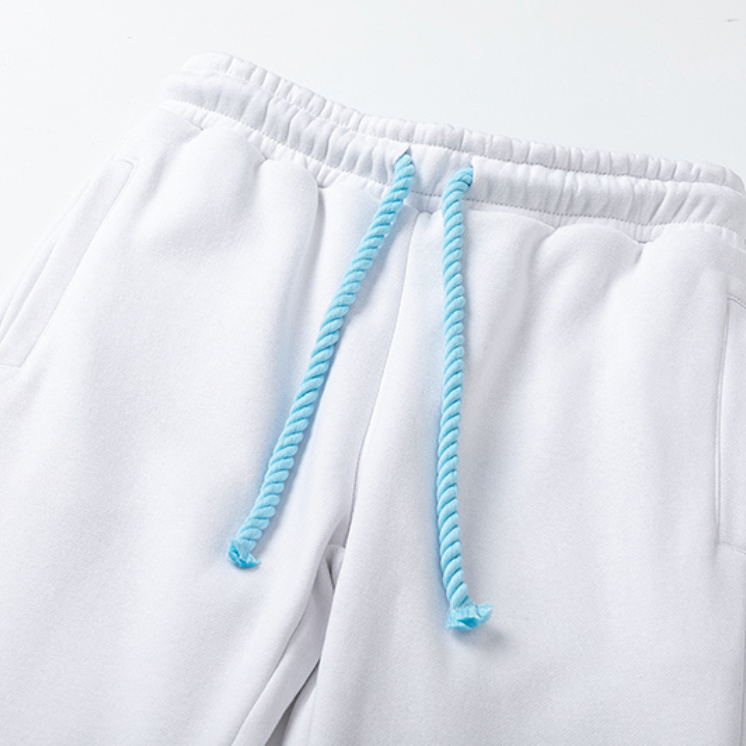 Syna World Weiß Blau Trainingsanzug – Urbaner Streetwear Style für Ihn