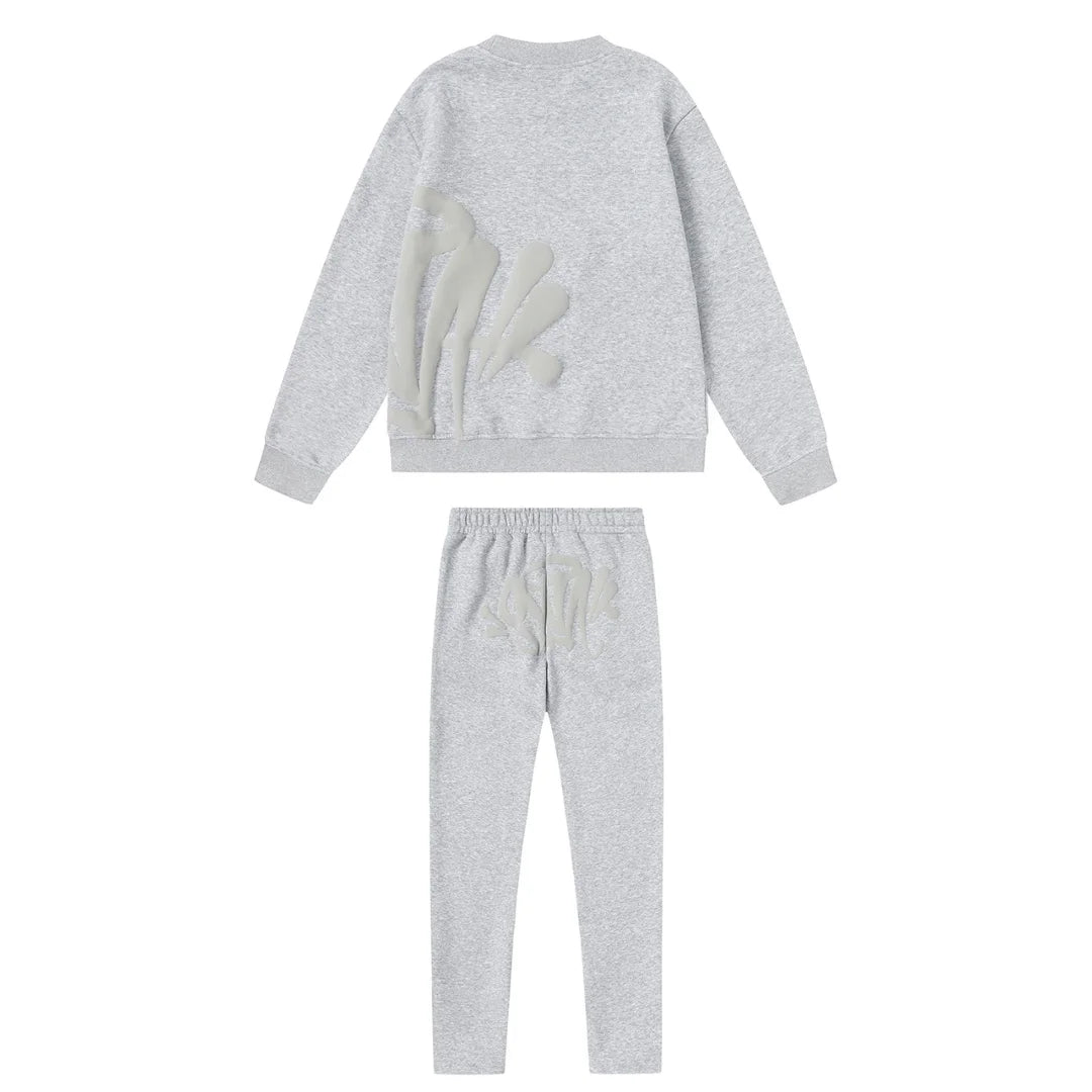 Syna World Monogramm Grau Trainingsanzug: Bequemer Streetwear-Stil für Herren
