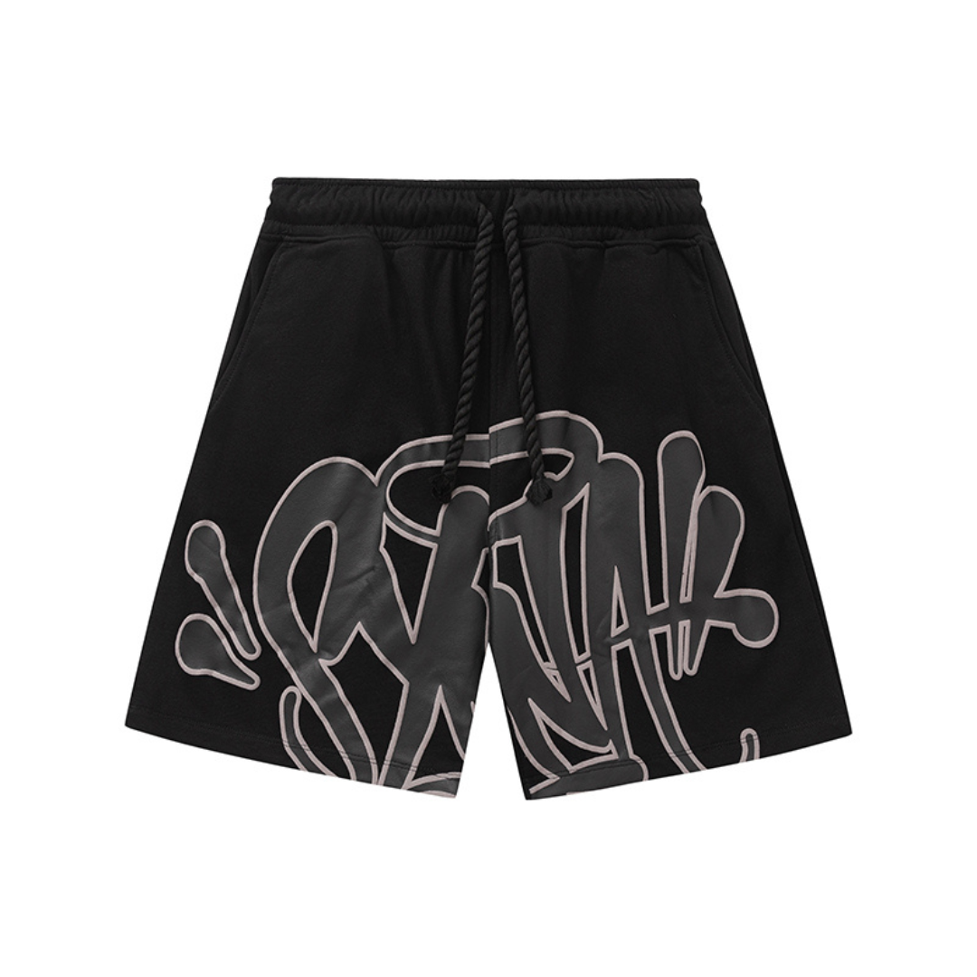 Stylischer Syna World Schwarzer Trainingsanzug für Herren – Komfort & Streetwear-Look