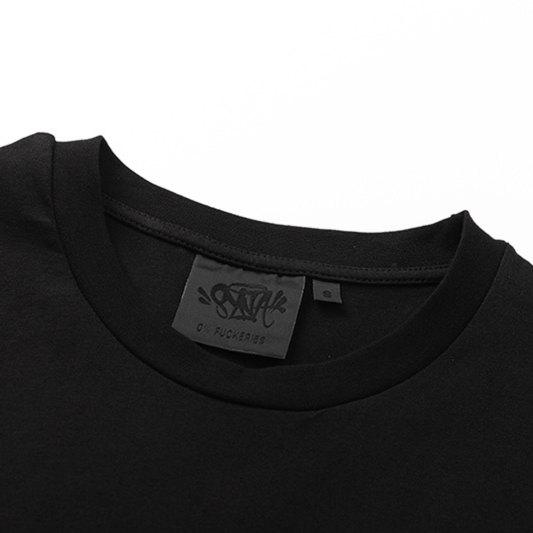 Stylischer Syna World Schwarzer Trainingsanzug für Herren – Komfort & Streetwear-Look