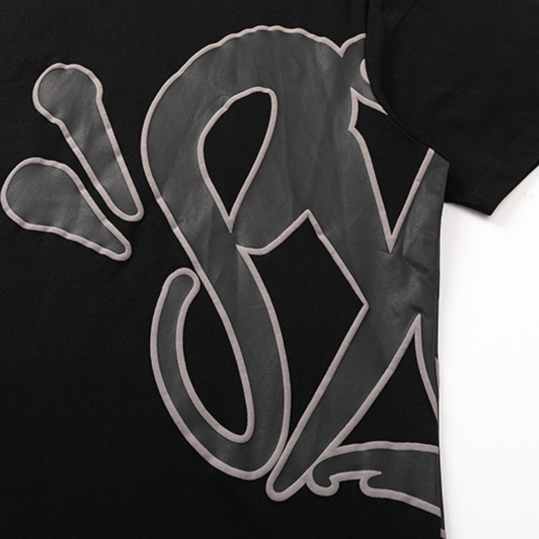 Stylischer Syna World Schwarzer Trainingsanzug für Herren – Komfort & Streetwear-Look