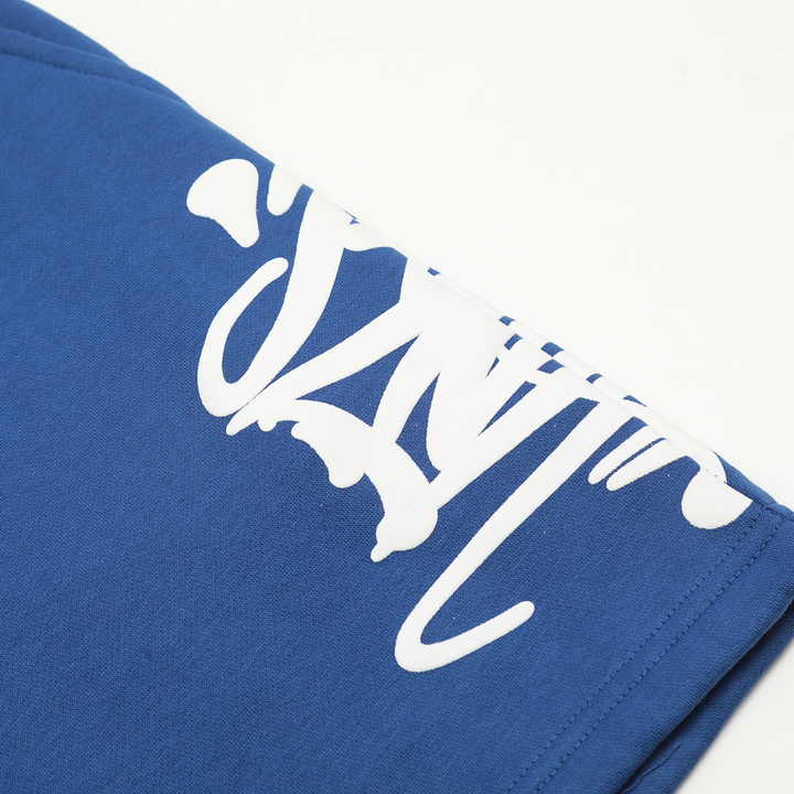Syna World Urban Blue Set: Bequemer Streetwear Shorts Anzug für Herren