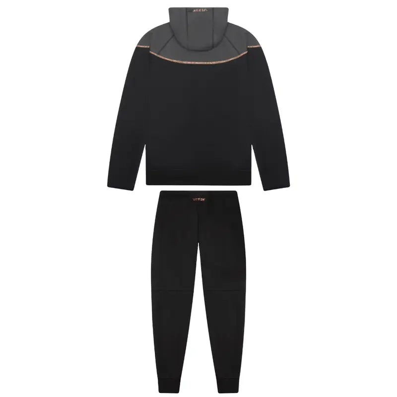 Syna Tech Schwarzer Trainingsanzug: Modern, Bequem, Stilvoll für Streetwear-Fans