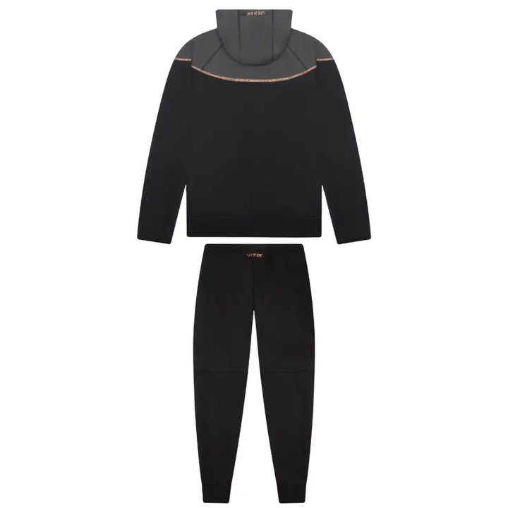 Syna Tech Schwarzer Trainingsanzug: Modern, Bequem, Stilvoll für Streetwear-Fans