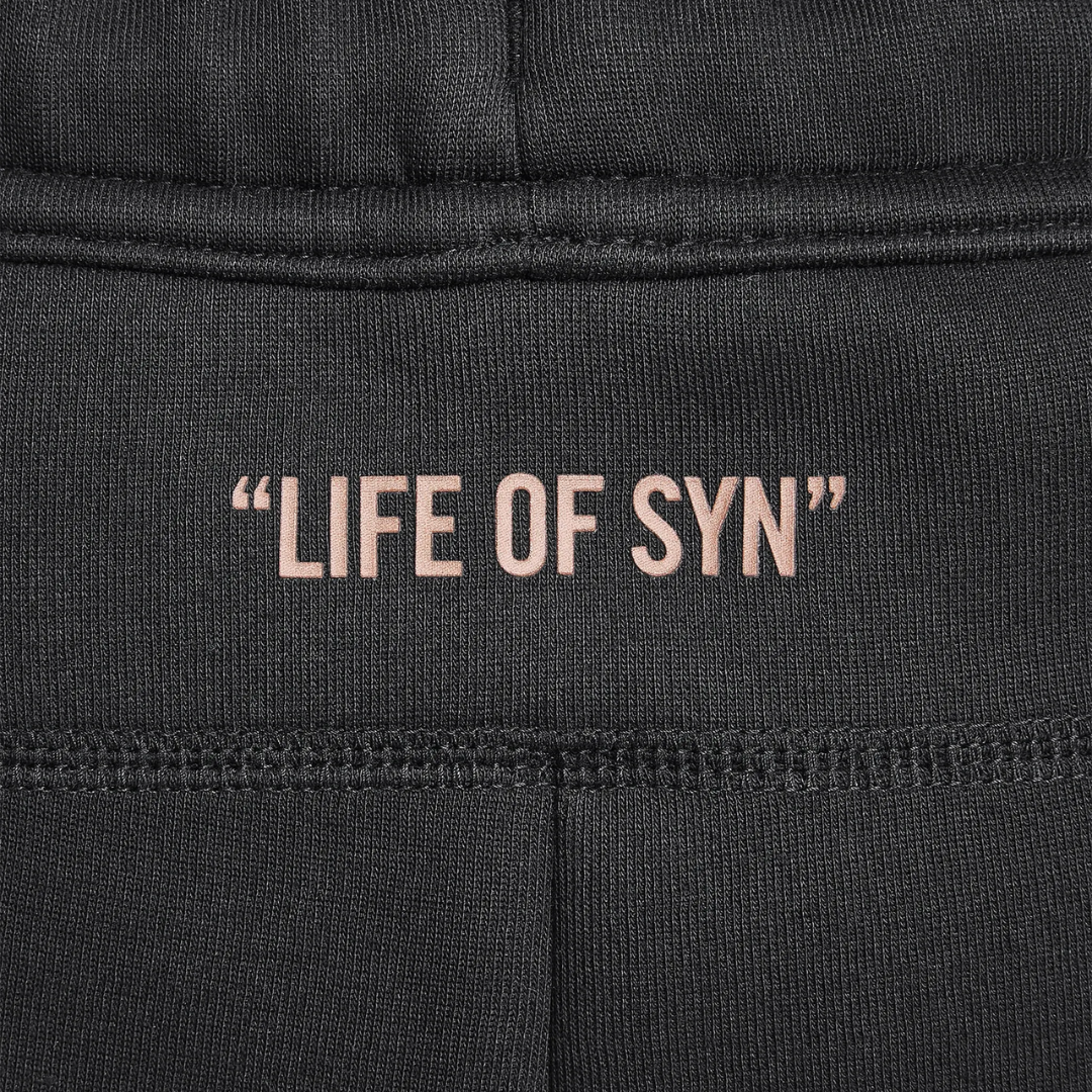 Syna Tech Schwarzer Trainingsanzug: Modern, Bequem, Stilvoll für Streetwear-Fans