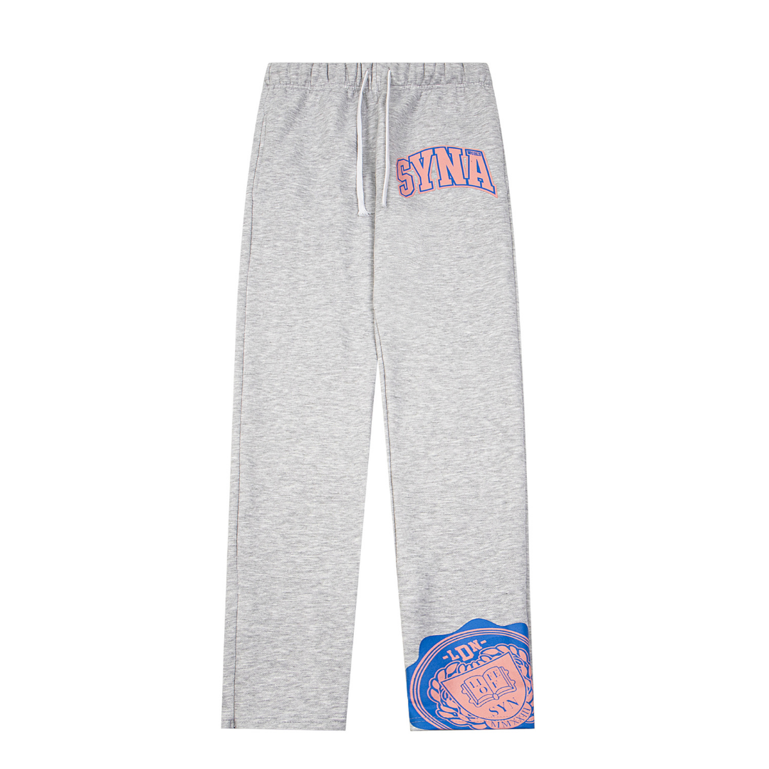Syna World Logo Trainingsanzug – Edler Streetwear Zweiteiler für Ultimative Bequemlichkeit