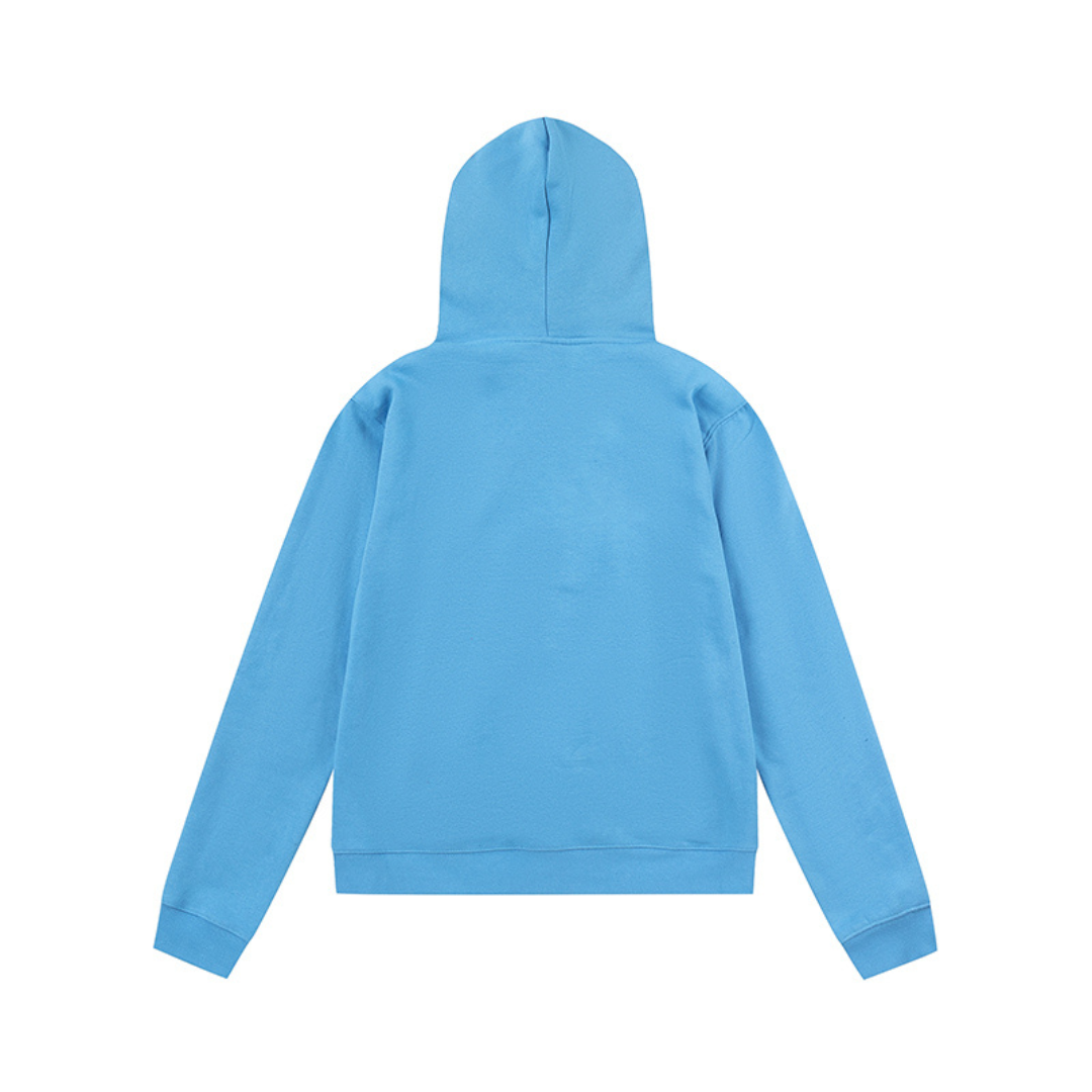 Syna World Logo Blauer Trainingsanzug – Bequemer Streetwear Freizeit Sport Set
