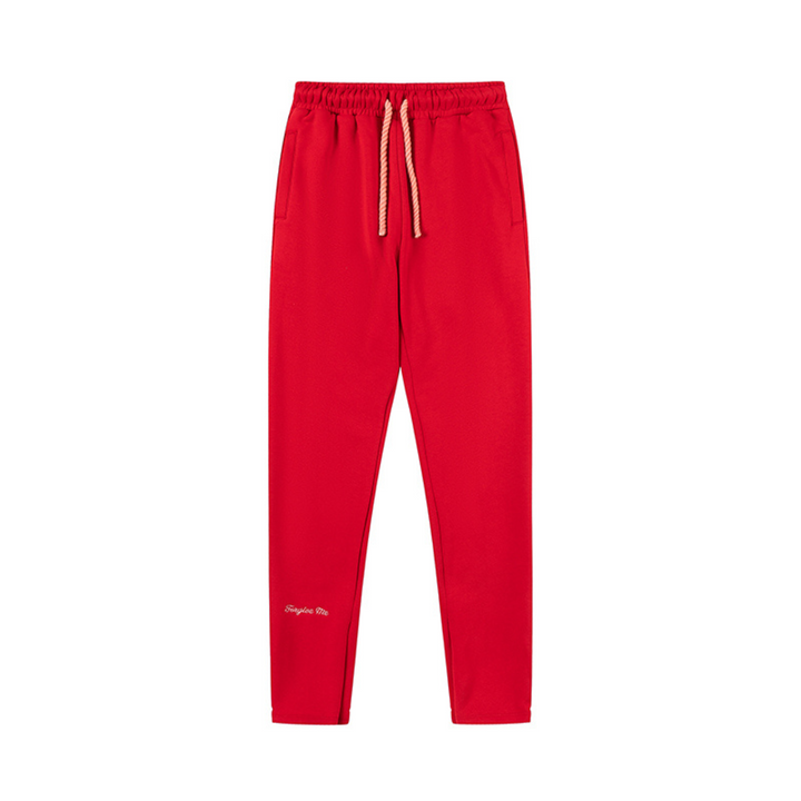 Syna World Logo Roter Trainingsanzug – Bequem, Stilvoll, Hochwertiges Streetwear Set