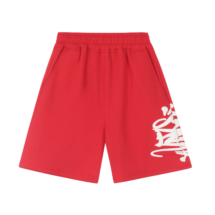 Syna World Rotes Streetwear Set: Premium Hoodie & Jogger für Urban Style