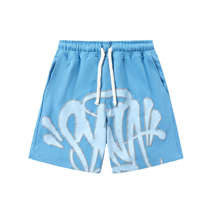 Syna World Blauer Premium Trainingsanzug - Stylischer Streetwear Freizeitanzug für Herren