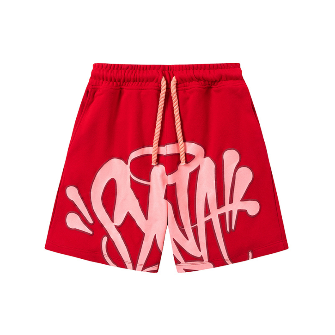 Syna World Roter Unisex Trainingsanzug – Bequemes Streetwear-Set für ultimativen Stil