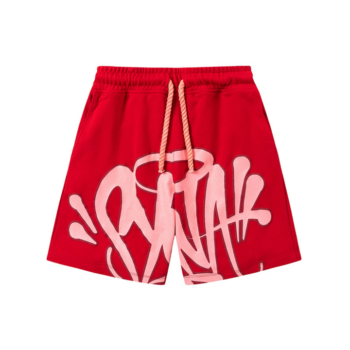Syna World Roter Unisex Trainingsanzug – Bequemes Streetwear-Set für ultimativen Stil